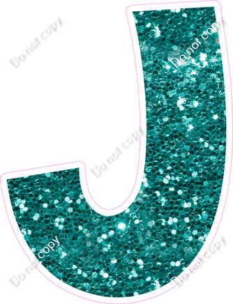 KG 23.5" Individuals - Teal Sparkle J