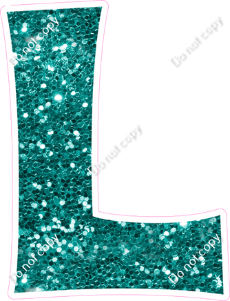 KG 23.5" Individuals - Teal Sparkle L