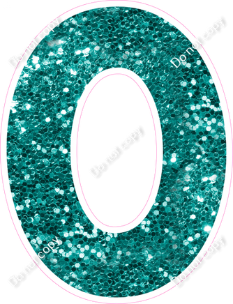 KG 23.5" Individuals - Teal Sparkle O