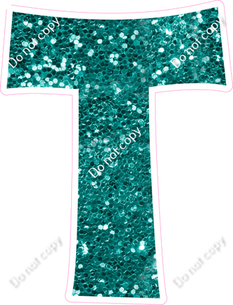 KG 23.5" Individuals - Teal Sparkle T