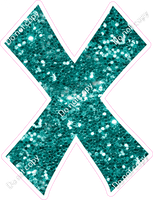 KG 23.5" Individuals - Teal Sparkle X