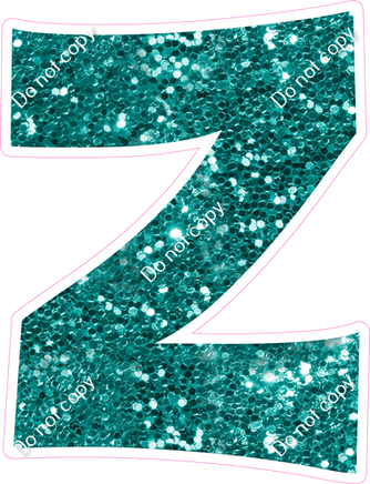 KG 23.5" Individuals - Teal Sparkle Z