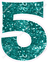 KG 23.5" Individuals - Teal Sparkle 5