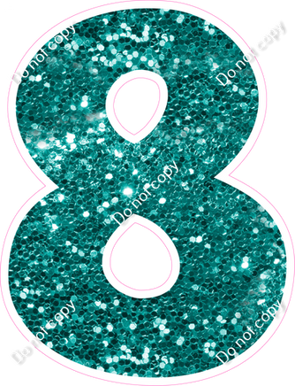 KG 23.5" Individuals - Teal Sparkle 8