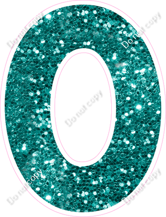 KG 23.5" Individuals - Teal Sparkle
