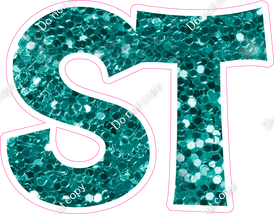 KG 23.5" Individuals - Teal Sparkle ST