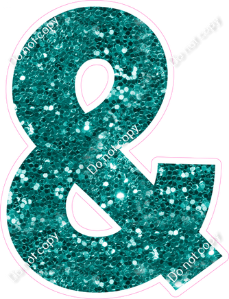 KG 23.5" Individuals - Teal Sparkle &