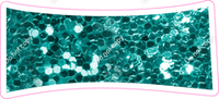 KG 23.5" Individuals - Teal Sparkle Dash