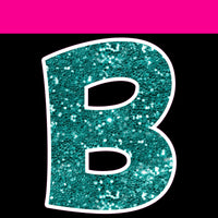 Sparkle - 23.5" KG 68 pc Alphabet Sets Sparkle Teal