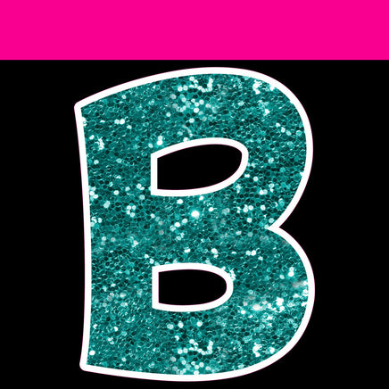 Sparkle - 23.5" KG 68 pc Alphabet Sets Sparkle Teal