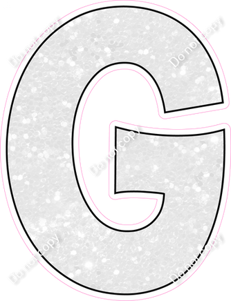 KG 23.5" Individuals - White Sparkle G