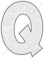 KG 23.5" Individuals - White Sparkle Q