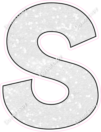 KG 23.5" Individuals - White Sparkle S
