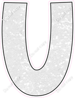 KG 23.5" Individuals - White Sparkle U