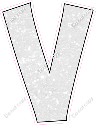 KG 23.5" Individuals - White Sparkle V