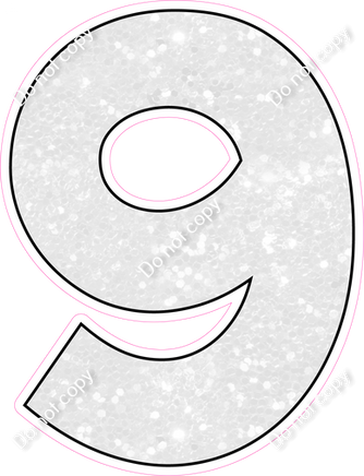 KG 23.5" Individuals - White Sparkle 9