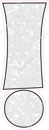 KG 23.5" Individuals - White Sparkle !