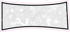 KG 23.5" Individuals - White Sparkle Dash