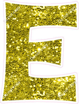 KG 23.5" Individuals - Yellow Sparkle E