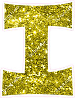 KG 23.5" Individuals - Yellow Sparkle I