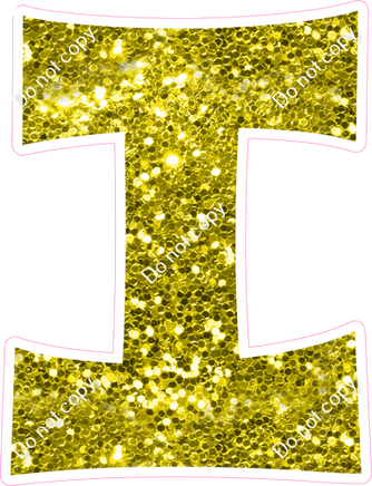 KG 23.5" Individuals - Yellow Sparkle I