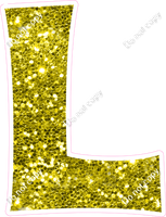 KG 23.5" Individuals - Yellow Sparkle L