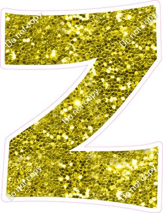 KG 23.5" Individuals - Yellow Sparkle Z