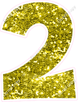 KG 23.5" Individuals - Yellow Sparkle 2