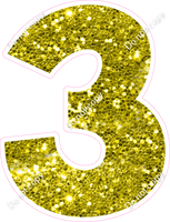 KG 23.5" Individuals - Yellow Sparkle 3