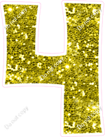 KG 23.5" Individuals - Yellow Sparkle 4