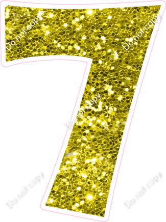 KG 23.5" Individuals - Yellow Sparkle 7