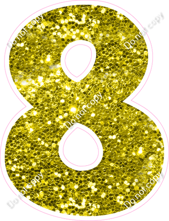 KG 23.5" Individuals - Yellow Sparkle 8