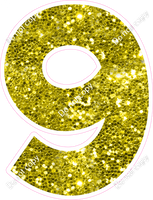 KG 23.5" Individuals - Yellow Sparkle 9