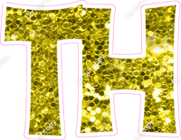 KG 23.5" Individuals - Yellow Sparkle TH