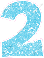 KG 30" Individuals - Baby Blue Sparkle 2