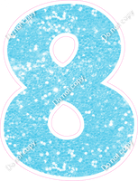 KG 30" Individuals - Baby Blue Sparkle 8