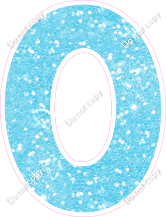 KG 30" Individuals - Baby Blue Sparkle