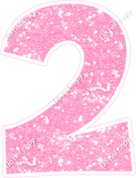 KG 30" Individuals - Baby Pink Sparkle 2