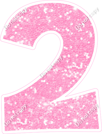 KG 30" Individuals - Baby Pink Sparkle 2