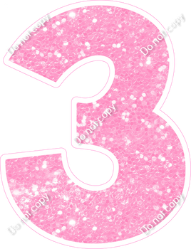 KG 30" Individuals - Baby Pink Sparkle 3