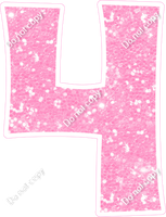 KG 30" Individuals - Baby Pink Sparkle 4