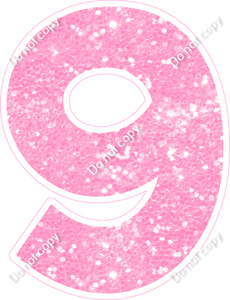 KG 30" Individuals - Baby Pink Sparkle 9