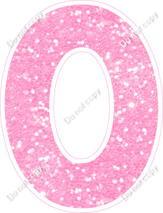 KG 30" Individuals - Baby Pink Sparkle