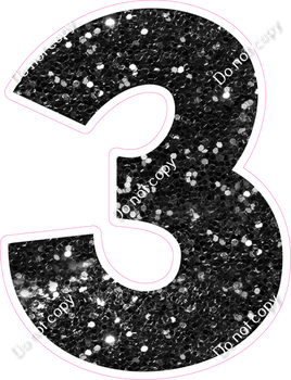 KG 30" Individuals - Black Sparkle 3