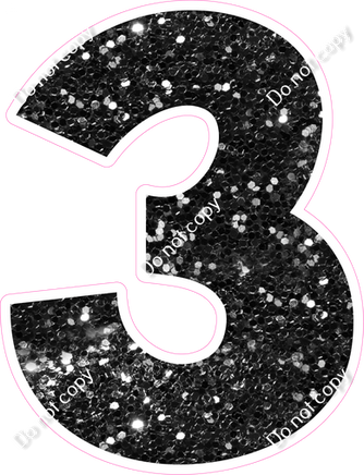 KG 30" Individuals - Black Sparkle 3