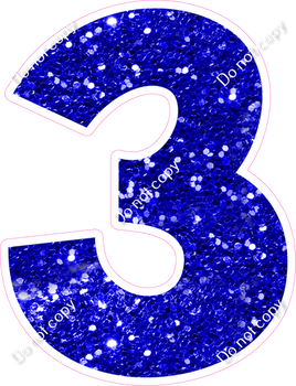 KG 30" Individuals - Blue Sparkle 3