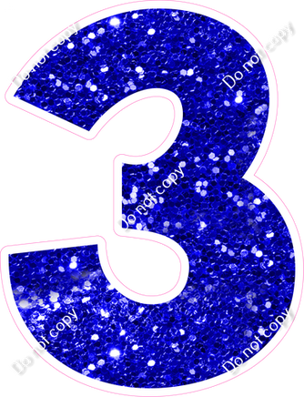 KG 30" Individuals - Blue Sparkle 3