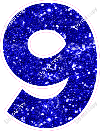 KG 30" Individuals - Blue Sparkle 9