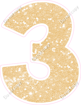 KG 30" Individuals - Champagne Sparkle 3