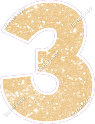 KG 30" Individuals - Champagne Sparkle 3